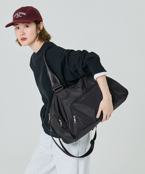 coca（coca）（コカ）の「2wayショルダートートバッグ（トートバッグ・レディース・ブラック/アイボリー・ONE SIZE）」の12枚目の写真