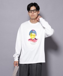 Anti Soaked(R)×SUNCHAIポートレート汗染み防止 Tシャツ長袖