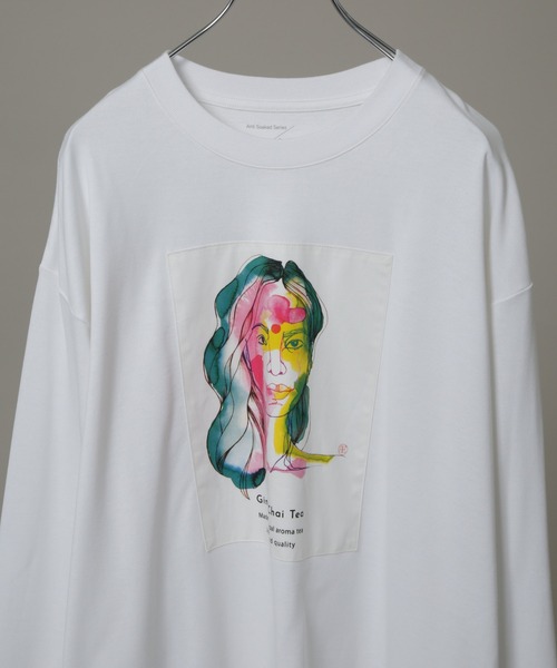 NANO universe(ナノユニバース)の「Anti Soaked(R)×SUNCHAIポートレート汗染み防止 Tシャツ長袖(Tシャツ/カットソー・メンズ・その他2/その他1・L/S/M)」の5枚目の写真