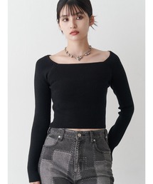 MURUA | ベーシックリブニット(ニット/セーター)