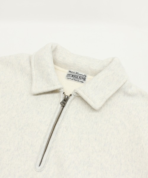 RNA-N(アールエヌエーエヌ)の「M2570 ヴィンテージライク ZIP UP プルオーバー(Tシャツ/カットソー・レディース・オートミール/チャコール/キナリ・FREE)」の20枚目の写真