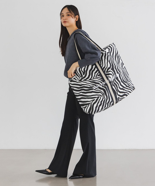 Noble（ノーブル）の「《追加2・WEB/なんばCITY店限定》N.Jam/エヌジャム トート Large（トートバッグ・レディース・ブラック/マルチ/ベージュ・FREE）」の5枚目の写真