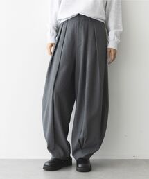 GARAGE OF GOOD CLOTHING | 無地ウールライク裾タックバレルパンツ(その他パンツ)