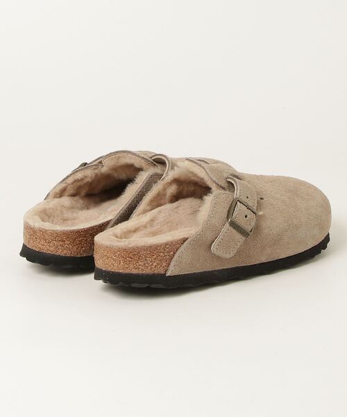 BIRKENSTOCK（ビルケンシュトック）の「BIRKENSTOCK / ビルケンシュトック：【レディース】Boston Shearling LEVE Taupe LAF (ナローフィット)：BST-1028299[DEA]（サンダル・レディース・ベージュ系その他・36）」の2枚目の写真
