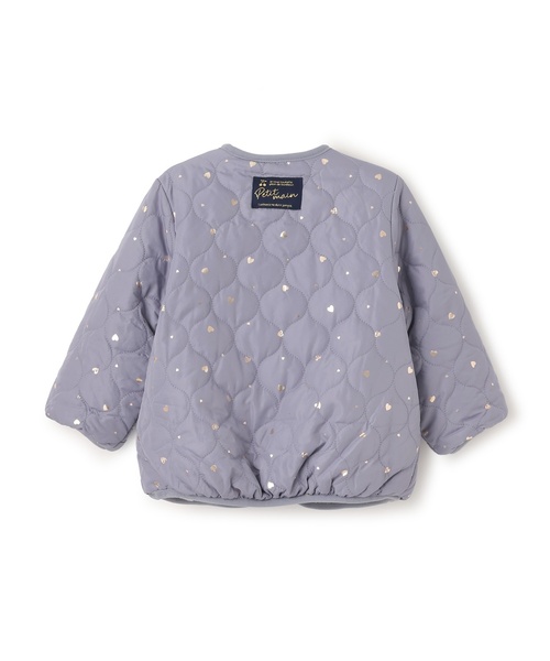 petit main（プティマイン）の「【リンク】箔プリントリバーシブルジャケット（ブルゾン・キッズ・ブルーグレー/アイボリー/ライトピンク/ネイビー・80ｃｍ/130cm/120cm/110cm/100cm/90cm）」の17枚目の写真