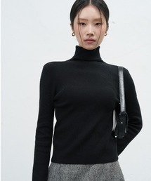 GENERAL IDEA | 【GENERAL IDEA】タートルネックリブニットプルオーバー / DAILY RIBBED TURTLE NECK PULLOVER(ニット/セーター)