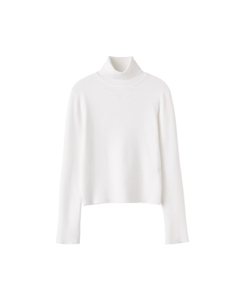 GENERAL IDEA（ジェネラルアイデア）の「daily ribbed turtle neck pullover タートルネックリブニットプルオーバー（ニット/セーター・レディース・ブルー/ブラック/ピンク/ホワイト・L/M/S）」の11枚目の写真