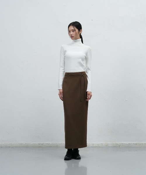 GENERAL IDEA（ジェネラルアイデア）の「daily ribbed turtle neck pullover タートルネックリブニットプルオーバー（ニット/セーター・レディース・ブルー/ブラック/ピンク/ホワイト・L/M/S）」の8枚目の写真