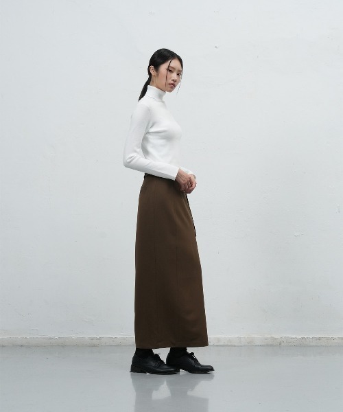 GENERAL IDEA（ジェネラルアイデア）の「daily ribbed turtle neck pullover タートルネックリブニットプルオーバー（ニット/セーター・レディース・ブルー/ブラック/ピンク/ホワイト・L/M/S）」の9枚目の写真