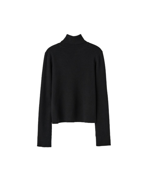 GENERAL IDEA（ジェネラルアイデア）の「daily ribbed turtle neck pullover タートルネックリブニットプルオーバー（ニット/セーター・レディース・ブルー/ブラック/ピンク/ホワイト・L/M/S）」の20枚目の写真