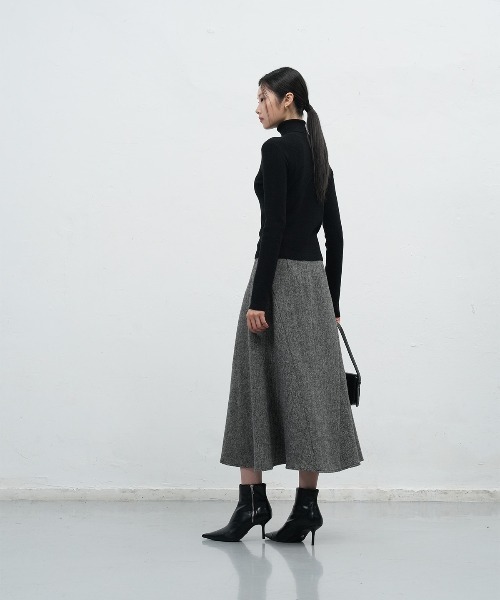 GENERAL IDEA（ジェネラルアイデア）の「daily ribbed turtle neck pullover タートルネックリブニットプルオーバー（ニット/セーター・レディース・ブルー/ブラック/ピンク/ホワイト・L/M/S）」の18枚目の写真