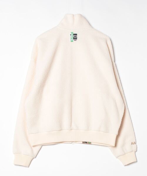 AAPE BY A BATHING APE（エーエイプバイアベイシングエイプ）の「AAPE MAIN ZIP UP FLEECE（スウェット・メンズ・アイボリー・MEDIUM/SMALL/X-LARGE/LARGE）」の6枚目の写真