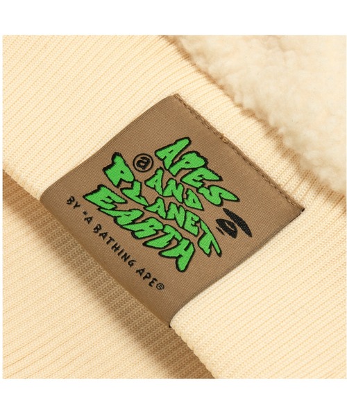 AAPE BY A BATHING APE（エーエイプバイアベイシングエイプ）の「AAPE MAIN ZIP UP FLEECE（スウェット・メンズ・アイボリー・MEDIUM/SMALL/X-LARGE/LARGE）」の4枚目の写真