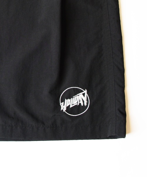 HOLIDAY(ホリデイ)の「SUPPLEX NYLON BIG SHORTS サプレックスナイロンビッグショーツ(その他パンツ・レディース・ピンク/ブラック・ONE SIZE)」の6枚目の写真