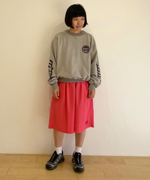 HOLIDAY(ホリデイ)の「SUPPLEX NYLON BIG SHORTS サプレックスナイロンビッグショーツ(その他パンツ・レディース・ピンク/ブラック・ONE SIZE)」の13枚目の写真