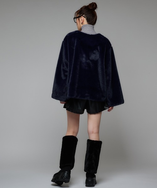 Narcissus(ナルシス)の「【前後2WAY】ファートップス/Vネック/フレアシルエット(その他トップス・レディース・ベージュ/ネイビー・FREE)」の7枚目の写真