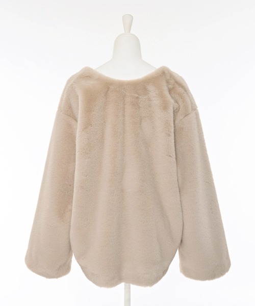 Narcissus(ナルシス)の「【前後2WAY】ファートップス/Vネック/フレアシルエット(その他トップス・レディース・ベージュ/ネイビー・FREE)」の12枚目の写真