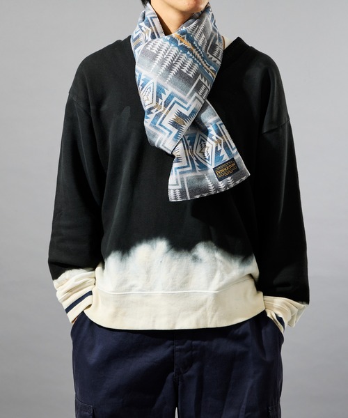 PENDLETON（ペンドルトン）の「【 PENDLETON / ペンドルトン 】フランネル中綿マフラー（マフラー・レディース・チャコールグレー/ベージュ・FREE）」の8枚目の写真