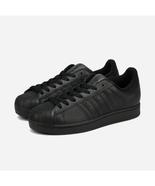 adidas Originals(アディダスオリジナルス)の「adidas SUPERSTAR II / アディダス スーパースター II / JI0081(スニーカー・レディース・ブラック・23.5cm/24cm/24.5cm/26cm/28.5cm/27.5cm/23cm/28cm/27cm/26.5cm/25cm/25.5cm/29cm)」の1枚目の写真
