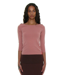 PARTIMENTO WOMEN（パルティメントウィメン）の「PWC Three Quarter Sleeve Tee_Brick（Tシャツ/カットソー）」