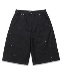 DOFFJASON（ドフジェーソン）の「[ユニセックス] リベットデニムバミューダパンツ BLACK（その他パンツ）」