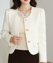 Coo+i（クーイ）の「ノーカラージャケット（ノーカラージャケット）」