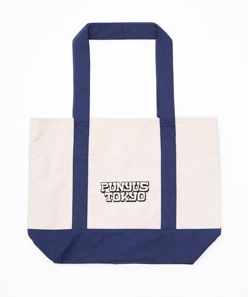 PUNYUS(プニュズ)の「ロゴ刺繍キャンバストートバッグ(トートバッグ・レディース・ネイビー・FREE)」の5枚目の写真