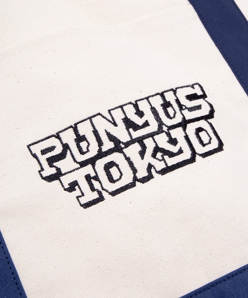 PUNYUS(プニュズ)の「ロゴ刺繍キャンバストートバッグ(トートバッグ・レディース・ネイビー・FREE)」の6枚目の写真