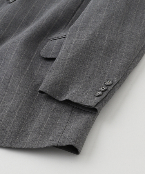 Jieda（ジエダ）の「JIEDA / ジエダ WOOL TAILORED JACKET / JK07（テーラードジャケット・メンズ・グレー/ブラック・1）」の6枚目の写真