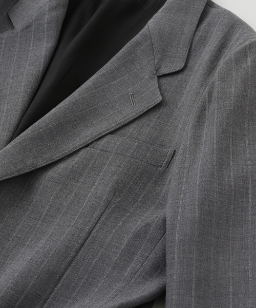 Jieda（ジエダ）の「JIEDA / ジエダ WOOL TAILORED JACKET / JK07（テーラードジャケット・メンズ・グレー/ブラック・1）」の8枚目の写真