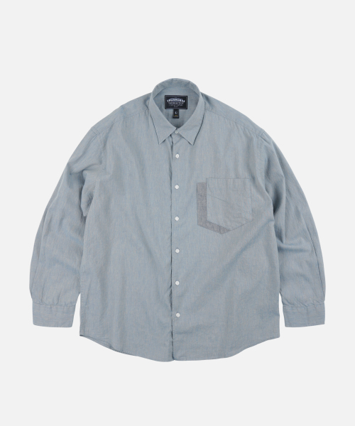 FRIZMWORKS(フリズムワークス)の「CLIPPING POCKET SHIRT _ BLUE(シャツ/ブラウス・メンズ・その他・SMALL/MEDIUM/LARGE/X-LARGE)」の2枚目の写真