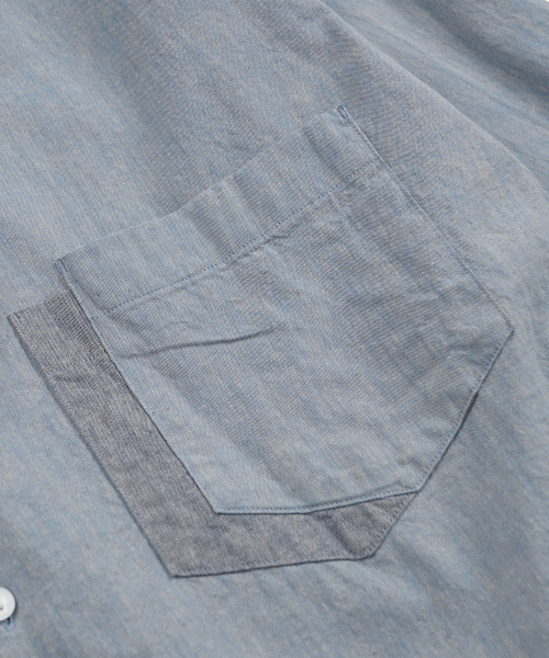 FRIZMWORKS(フリズムワークス)の「CLIPPING POCKET SHIRT _ BLUE(シャツ/ブラウス・メンズ・その他・SMALL/MEDIUM/LARGE/X-LARGE)」の5枚目の写真