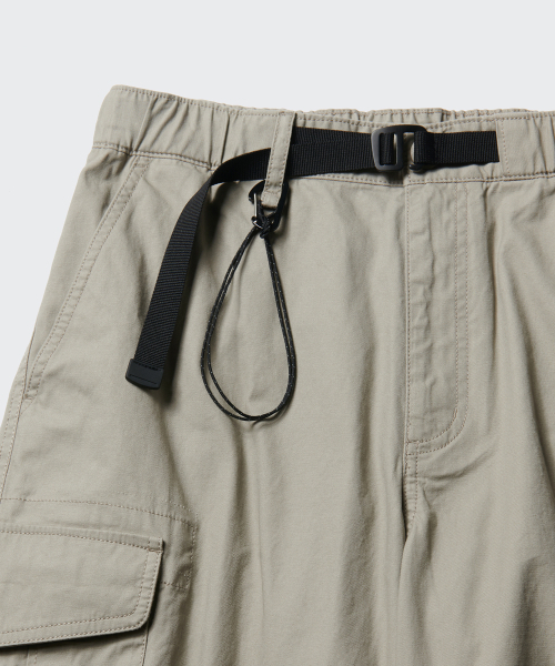 MUSINSA STANDARD（ムシンサスタンダード）の「[シティレジャー] ワイドベルト付きカーゴパンツ [グレイッシュベージュ]（その他パンツ・メンズ・その他・28/30/32/34/36/38/40/42/27/29/26/31/33）」の5枚目の写真