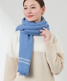 SCARF（スカーフ）の「バスケット織りマフラー（マフラー）」