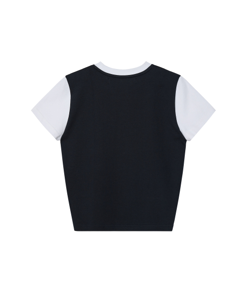 Rest&Recreation(レストアンドレクリエーション)の「ウェーブ ロゴ カラーリング Tシャツ - ネイビー(Tシャツ/カットソー・メンズ・その他・SMALL/MEDIUM)」の2枚目の写真