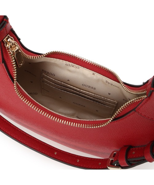 Guess（ゲス）の「DAVINA Shoulder Bag ホーボーバッグ（ショルダーバッグ・レディース・レッド/ブラック・ONE SIZE）」の10枚目の写真
