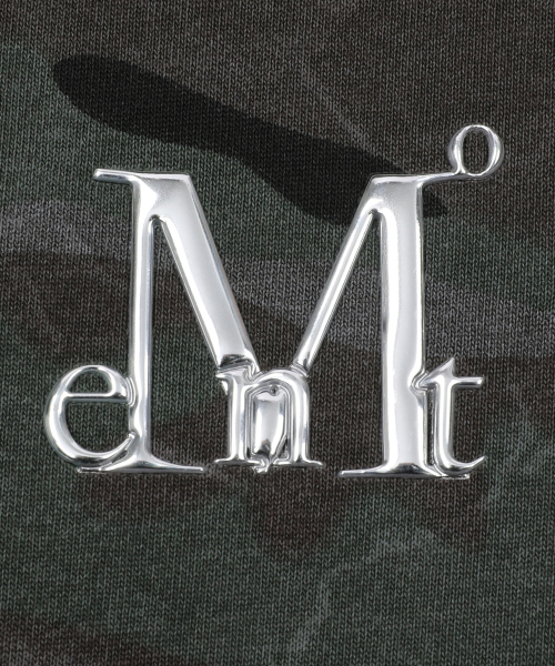 MUCENT(ムセント)の「ケリンメタルロゴカモフードスリーブレス(2カラー)(Tシャツ/カットソー・レディース・グレー/カーキ・FREE)」の3枚目の写真