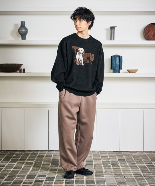 LAKOLE（ラコレ）の「【セットアップ可】マットスエードダンボールパンツ / 587089（その他パンツ・メンズ・ブラック/ライトグレー/ブラウン・LARGE/MEDIUM）」の17枚目の写真