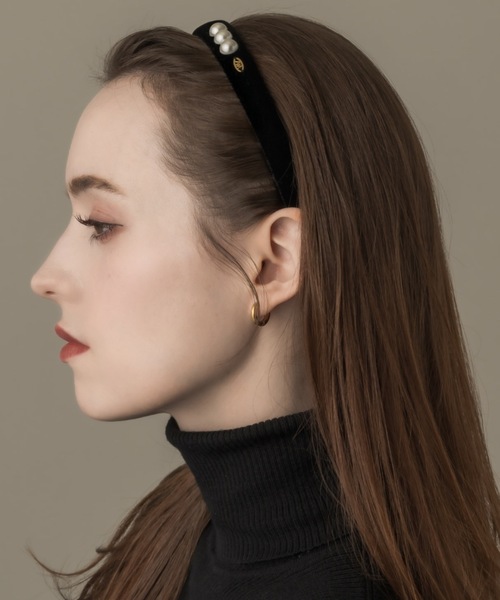 muku（ムク）の「KATYUSYA/TRIPLE  PEARL（カチューシャ・レディース・ブラック・FREE）」の9枚目の写真