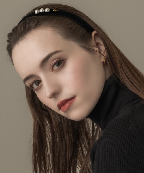 muku（ムク）の「KATYUSYA/TRIPLE  PEARL（カチューシャ・レディース・ブラック・FREE）」の7枚目の写真