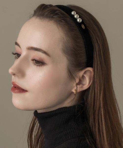 muku（ムク）の「KATYUSYA/TRIPLE  PEARL（カチューシャ・レディース・ブラック・FREE）」の12枚目の写真