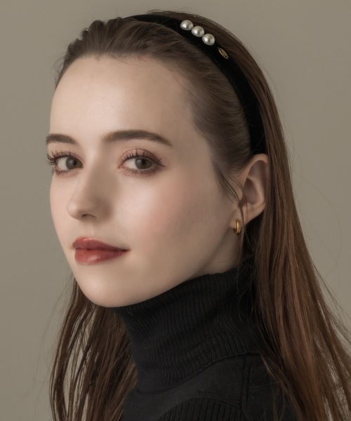 muku（ムク）の「KATYUSYA/TRIPLE  PEARL（カチューシャ・レディース・ブラック・FREE）」の3枚目の写真