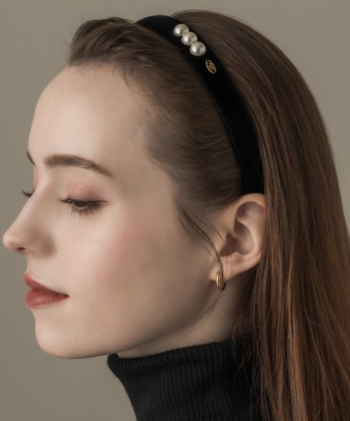 muku（ムク）の「KATYUSYA/TRIPLE  PEARL（カチューシャ・レディース・ブラック・FREE）」の11枚目の写真