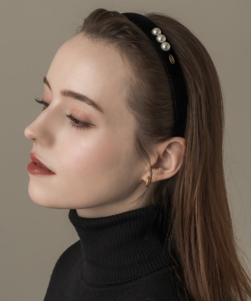 muku（ムク）の「KATYUSYA/TRIPLE  PEARL（カチューシャ・レディース・ブラック・FREE）」の10枚目の写真