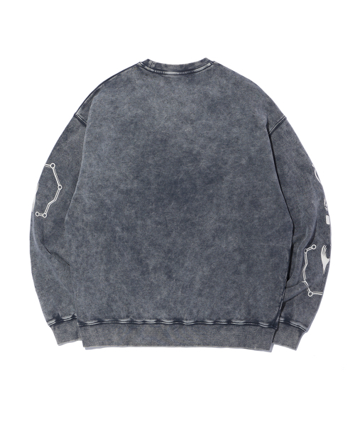 CRITIC(クリティック)の「WORMHOLE SNOW DYEING SWEATSHIRTS CHARCOAL(スウェット・レディース・その他・LARGE/MEDIUM/X-LARGE)」の2枚目の写真