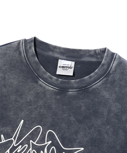 CRITIC(クリティック)の「WORMHOLE SNOW DYEING SWEATSHIRTS CHARCOAL(スウェット・レディース・その他・LARGE/MEDIUM/X-LARGE)」の3枚目の写真
