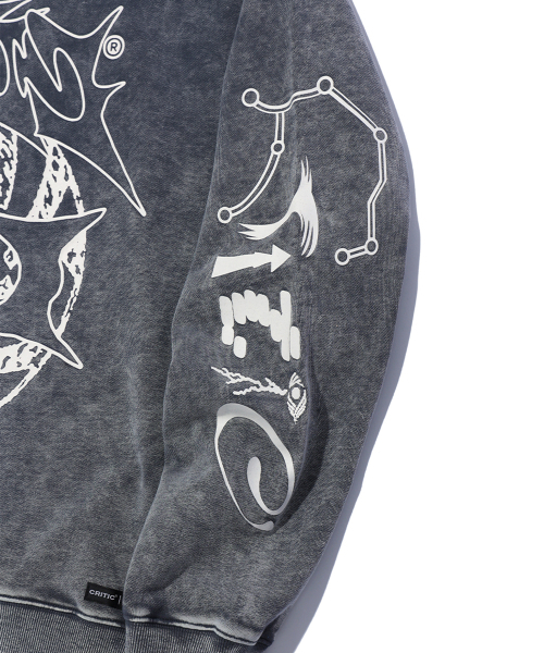 CRITIC(クリティック)の「WORMHOLE SNOW DYEING SWEATSHIRTS CHARCOAL(スウェット・レディース・その他・LARGE/MEDIUM/X-LARGE)」の6枚目の写真