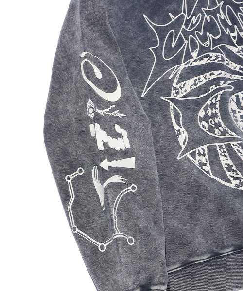 CRITIC(クリティック)の「WORMHOLE SNOW DYEING SWEATSHIRTS CHARCOAL(スウェット・レディース・その他・LARGE/MEDIUM/X-LARGE)」の7枚目の写真