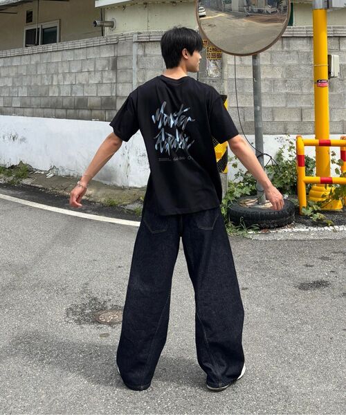 MONSTER REPUBLIC(モンスターリパブリック)の「ストーンロゴインディゴブルーTシャツブラック_8116(Tシャツ/カットソー・レディース・その他・SMALL/MEDIUM/LARGE/X-LARGE)」の10枚目の写真