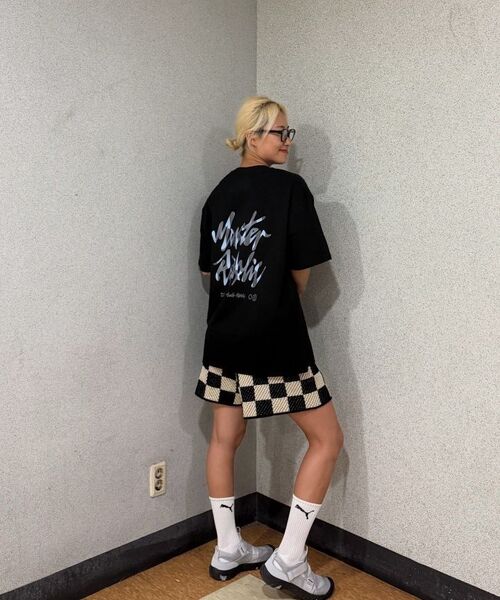 MONSTER REPUBLIC(モンスターリパブリック)の「ストーンロゴインディゴブルーTシャツブラック_8116(Tシャツ/カットソー・レディース・その他・SMALL/MEDIUM/LARGE/X-LARGE)」の14枚目の写真